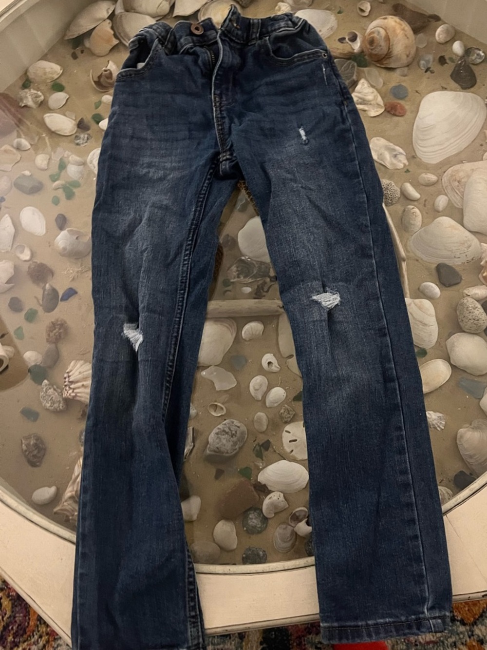 Wonder Nation Dark Denim Slim Jeans - Indigo